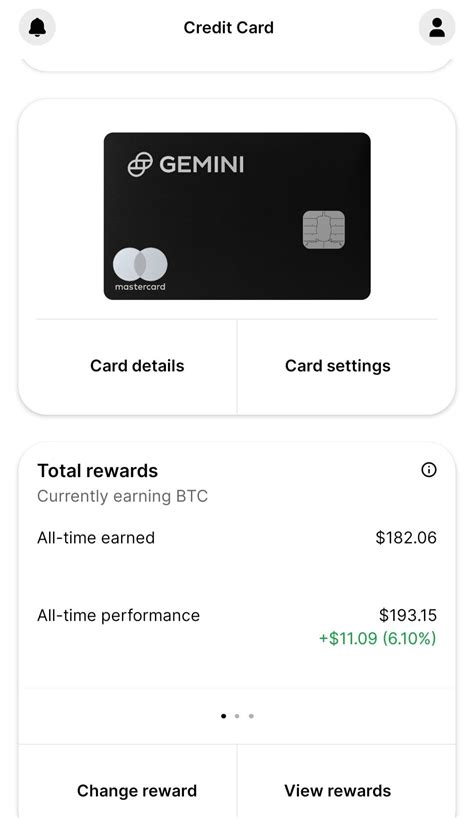 The Gemini Credit Card can help you invest in crypto over time and build a crypto portfolio that averages out the inevitable ups and downs in asset prices. Confidently Invest in Crypto Over Time. Forget about trying to time the market — another potential way to build wealth is by investing in smaller increments over time, ...